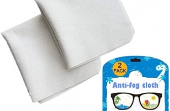 Anti Fog Wipes for Glasses, Anti-Fog Wipes Prevent Fogging of Eyeglasses Glasses Mirrors Camera Ski Masks Reusable (2 Pack)